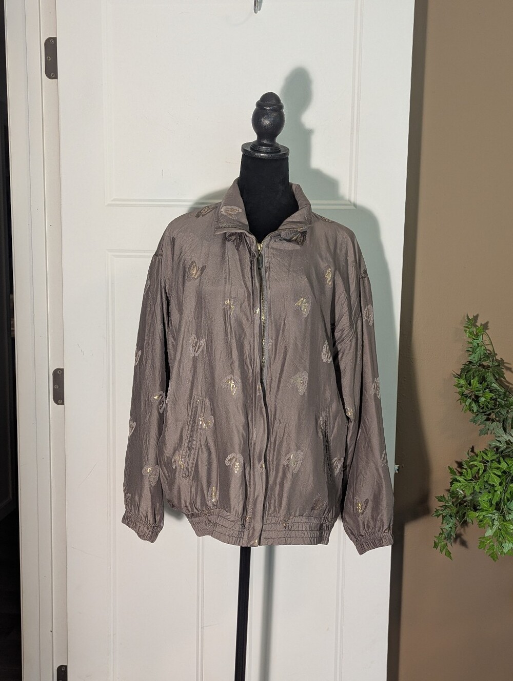 Vintage Women's Two-Piece Silk Lightweight Jacket & Pants Set. Sz Med. - Picture 16 of 16